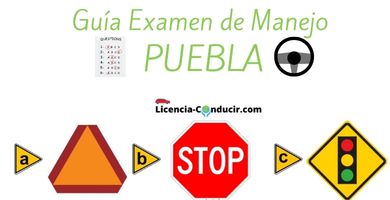 ▷ Examen para licencia de conducir Puebla【2022】®