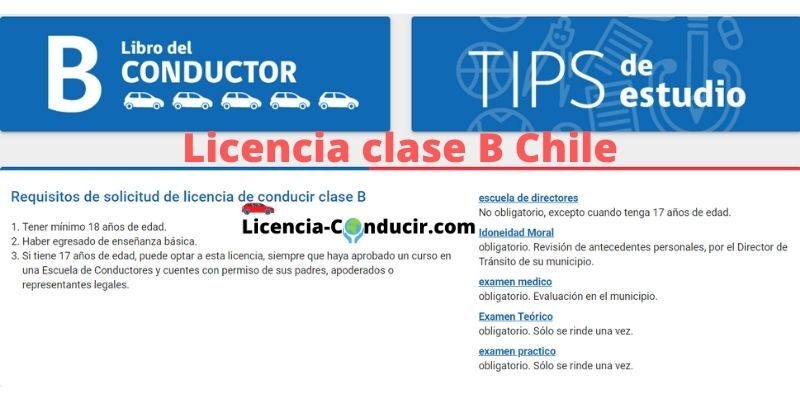 Licencia clase B Chile