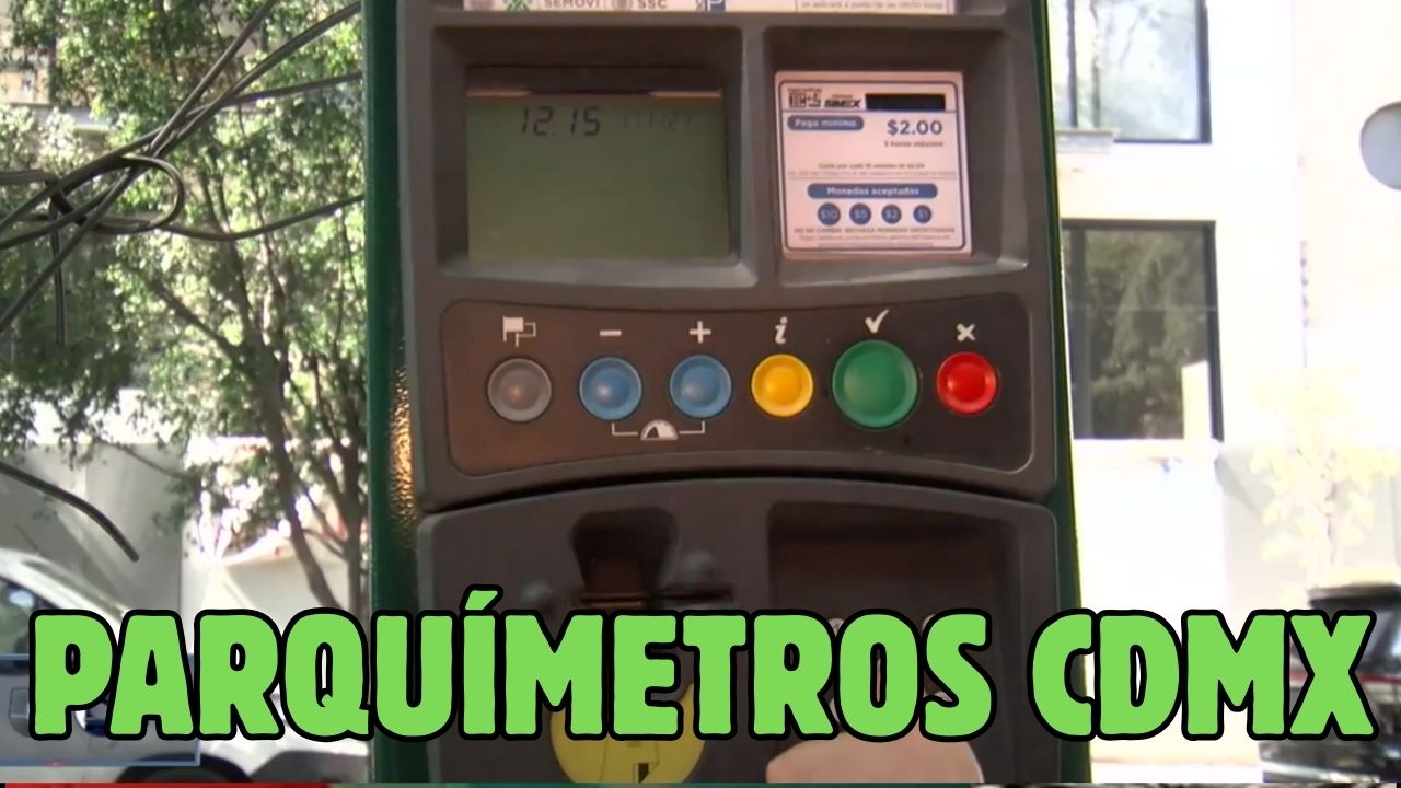 Parquímetros en CDMX