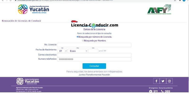 Licencia de conducir Yucatán ️® 【2026 】Cita, Costos