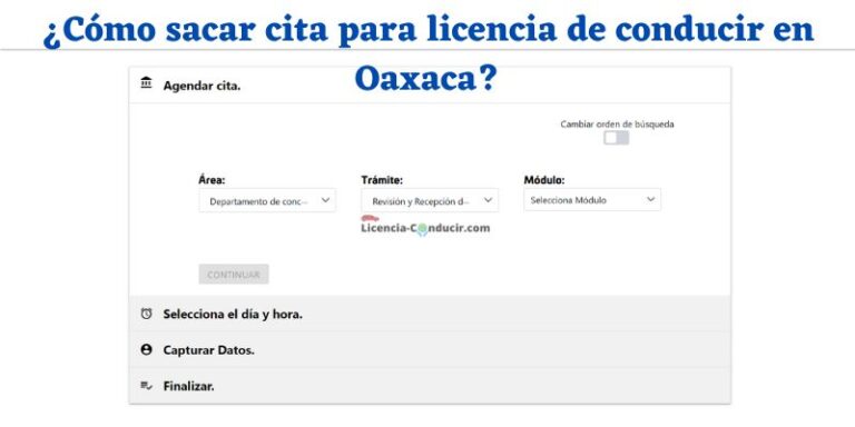 Licencia de Conducir OAXACA ️ ®【2025】SEMOVI Citas